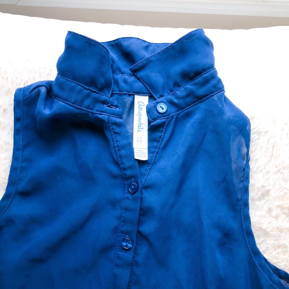 Aeropostale sheer sleeveless top